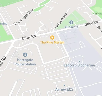 map for Children's Corner (Harrogate) Limite