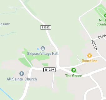 map for Skipsea Village Hall