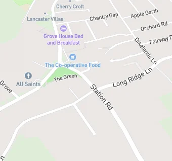 map for Upper Poppleton Post Office