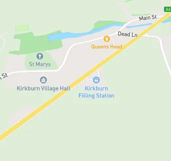 map for Kirkburn Filling Station Ltd