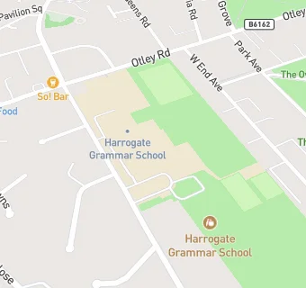 map for Harrogate Grammar School