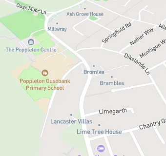 map for Absolutely @ Poppleton Ousebank Primary