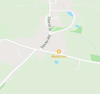 map for The Wolds Inn