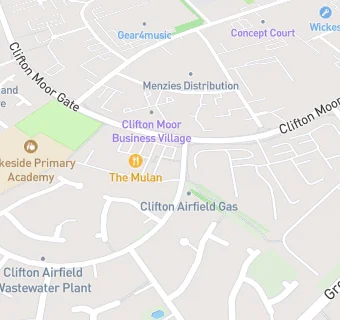 map for Clifton Moor Dental Centre