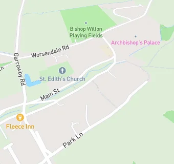 map for Bishop Wilton Community Shop