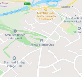 map for Stamford Bridge Sports Hall Association,   The Old Station Club