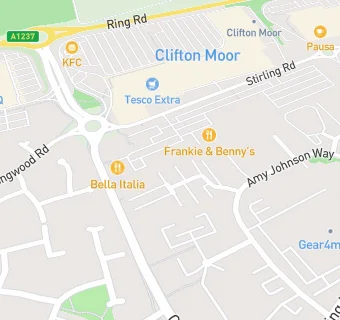 map for York Dental Practice