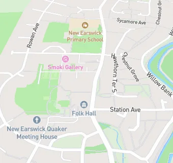 map for New Earswick Folk Hall