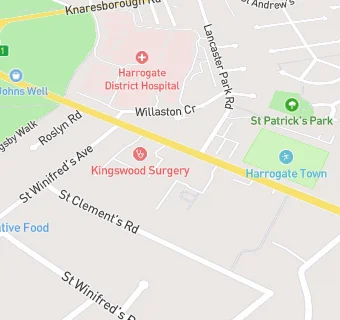 map for Kingswood Surgery