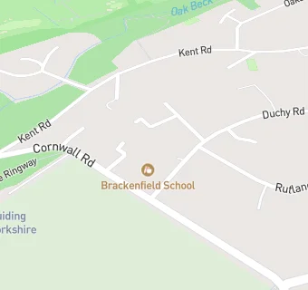 map for Brackenfield School