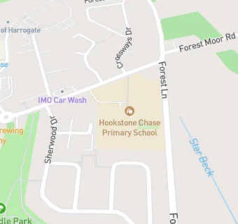 map for Hookstone Chase Primary School