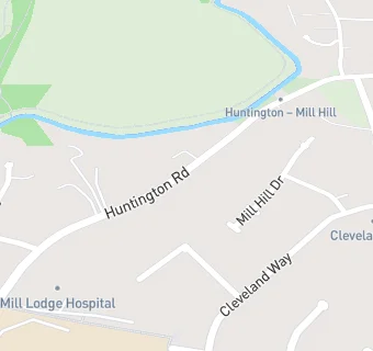 map for Mill Lodge Hospital