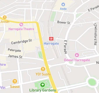 map for Harrogate Tap