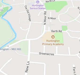 map for Dolce Ltd at Huntington Primary School