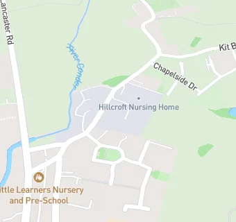 map for Hillcroft Nursing Homes (Galgate)