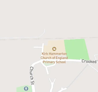 map for Kirk Hammerton Church of England Primary School