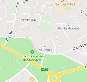 map for Granby Care Home