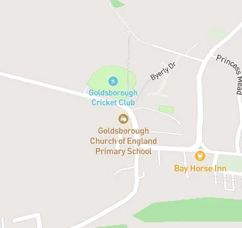 map for Goldsborough Church of England Primary School