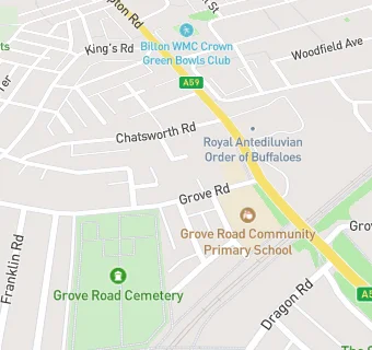 map for Grove Road Community Primary School