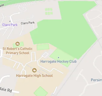 map for Harrogate Hockey Club