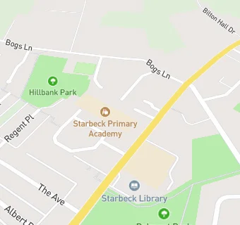 map for Starbeck Primary Academy