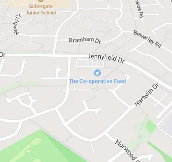 map for Jennyfields Dental Practice