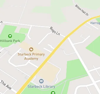 map for Starbeck Community Primary School