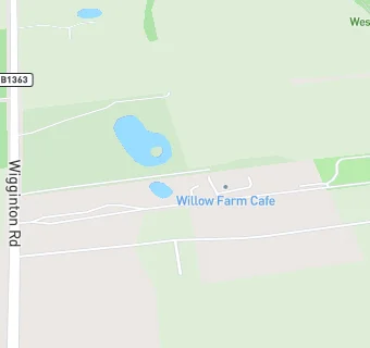 map for Willow Farm Cafe