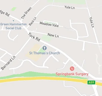 map for Springbank Surgery