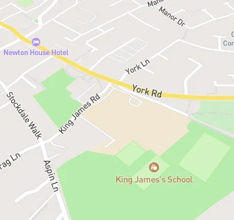 map for King James's School