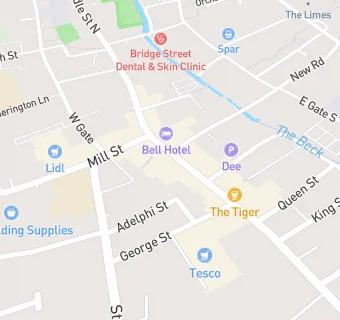 map for The Buck Hotel