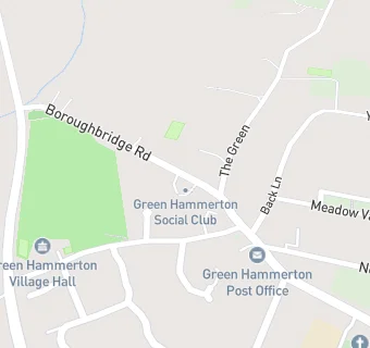 map for Green Hammerton Social Club