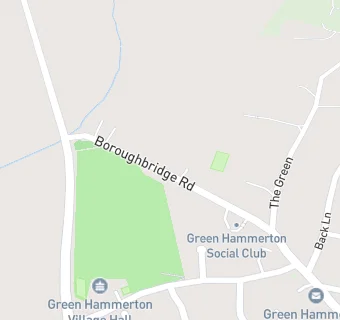 map for Green Hammerton Village Hall