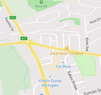 map for Harrogate, New Park Community Primary School