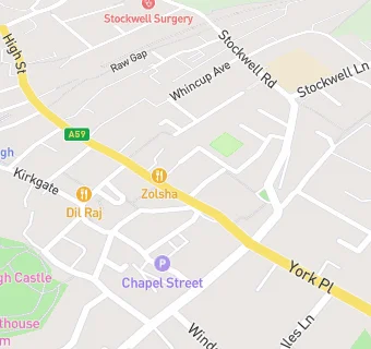 map for Knaresborough Dental Surgery