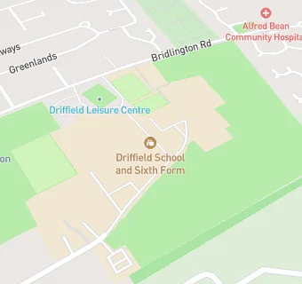 map for Driffield School and Sixth Form