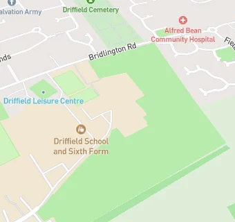 map for Driffield School and Sixth Form