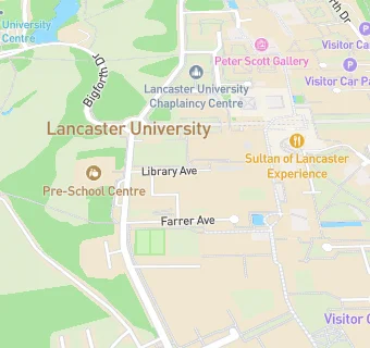 map for Lancaster University Beekeepers