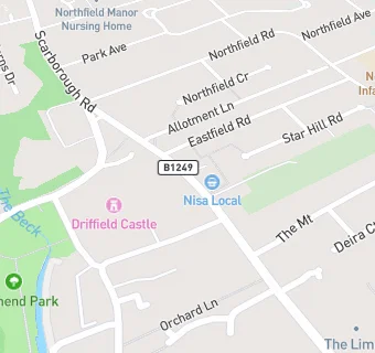 map for Stuarts of Driffield