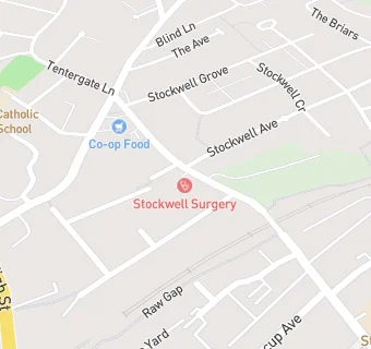 map for Stockwell Road Surgery