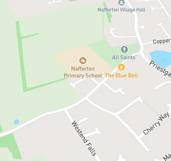 map for The Blue Bell Inn