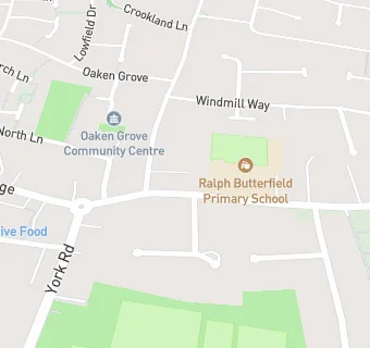 map for Mellors @ Ralph Butterfield Primary School