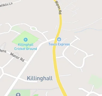 map for Killinghall Medical Centre