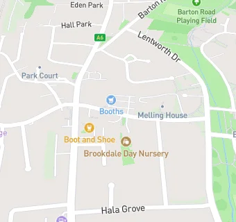 map for Brookdale Day Nursery