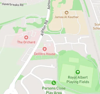 map for DeVitre Day Centre