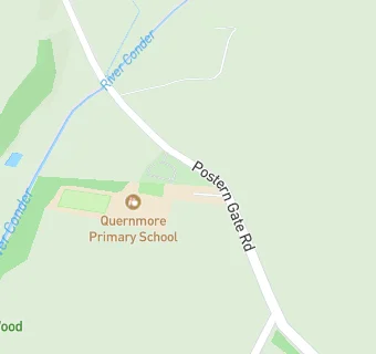 map for Quernmore C of E Primary School