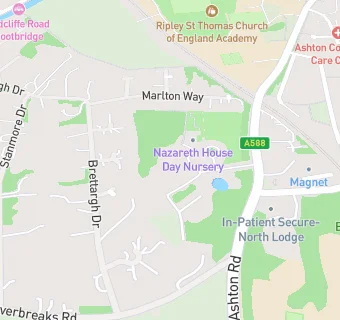 map for Nazareth House Day Nursery