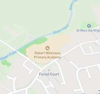 map for Robert Wilkinson Primary Academy