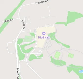 map for Nidd Hall Hotel