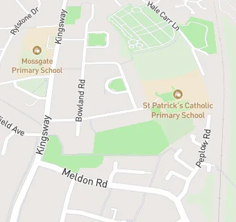 map for St Patricks R C Primary